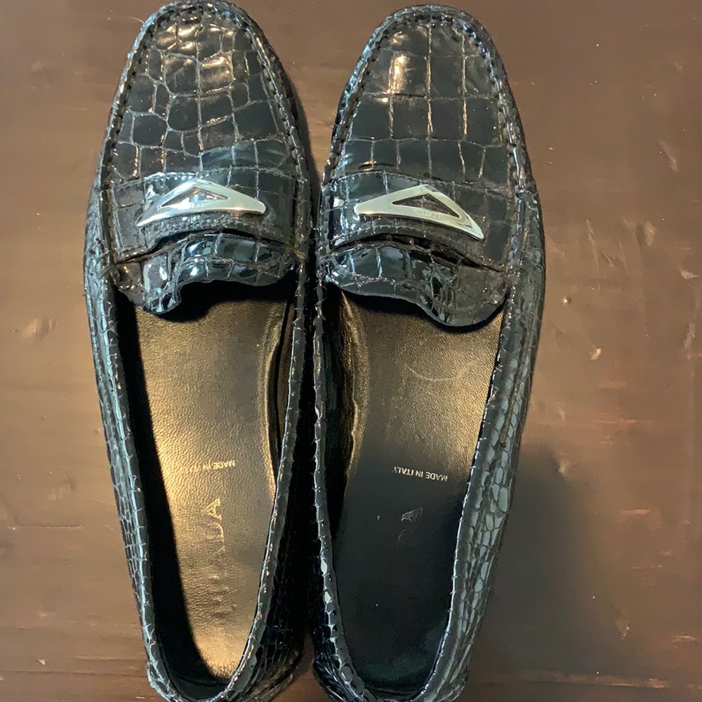 Prada Croc driving loafer size 39